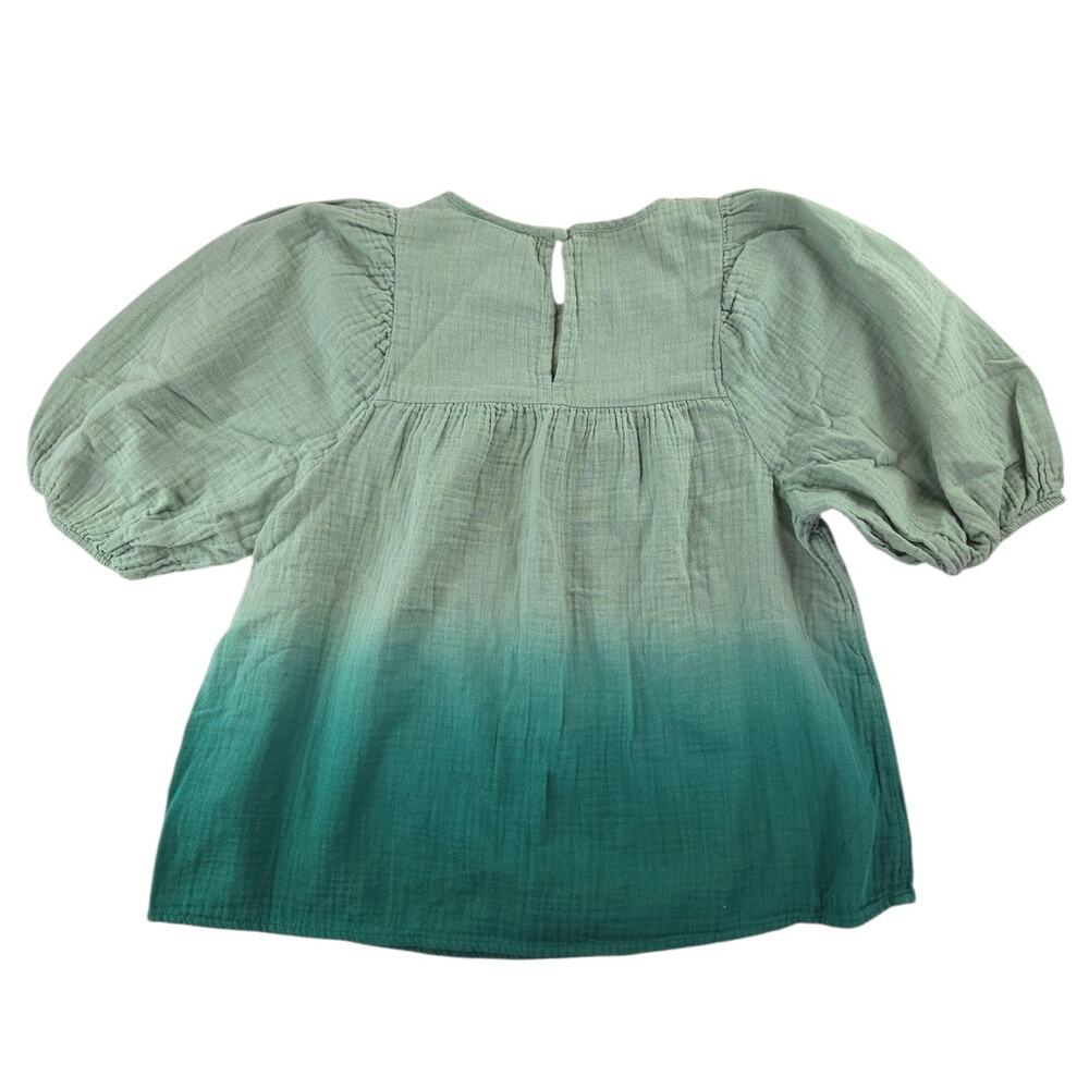 Universal Thread | Green/Teal Ombre Peasant Blouse | Size XS - Picture 4 of 4